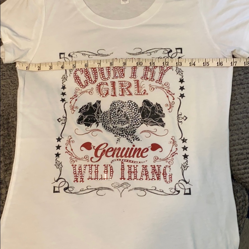 Country Girl Rhinestone tee - Picture 3 of 6
